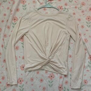 NWOT light pink Lululemon twist long sleeve!